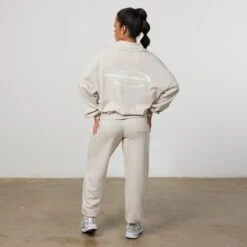 Vanquish Enhance Nude Collar Sweatshirt -Vanquish Fitness Sales VQFit E commerceFeb24101330