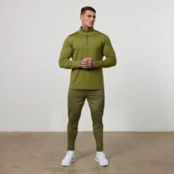 Vanquish Essential Olive Green Performance Sweatpants -Vanquish Fitness Sales VQFit E commerceFeb2499123