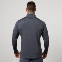 Vanquish Essential Denim Blue Performance 1/4 Zip Top -Vanquish Fitness Sales VQFit E commerceFeb2499442