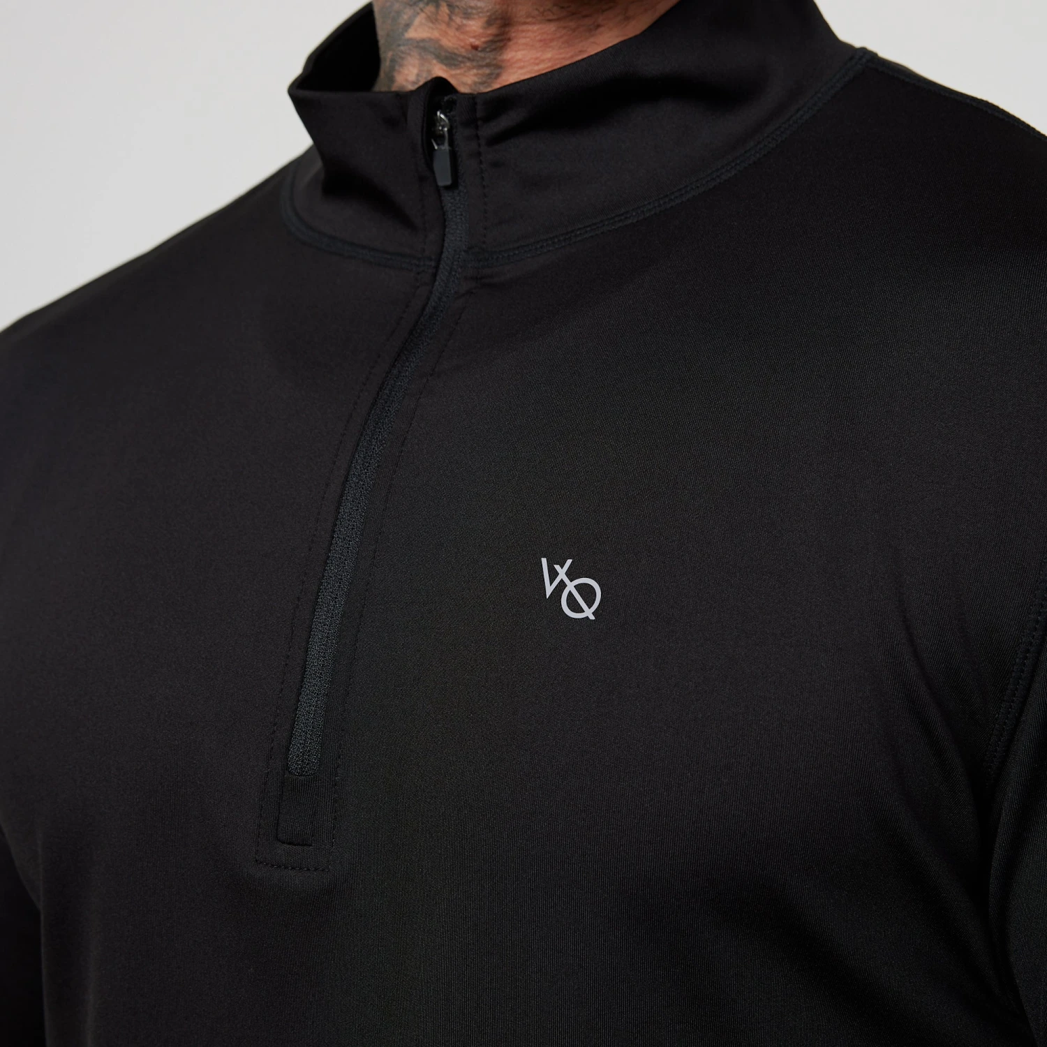 Vanquish Essential Black Performance 1/4 Zip Top 4 Vanquish Essential Black Performance 1/4 Zip Top - Image 4