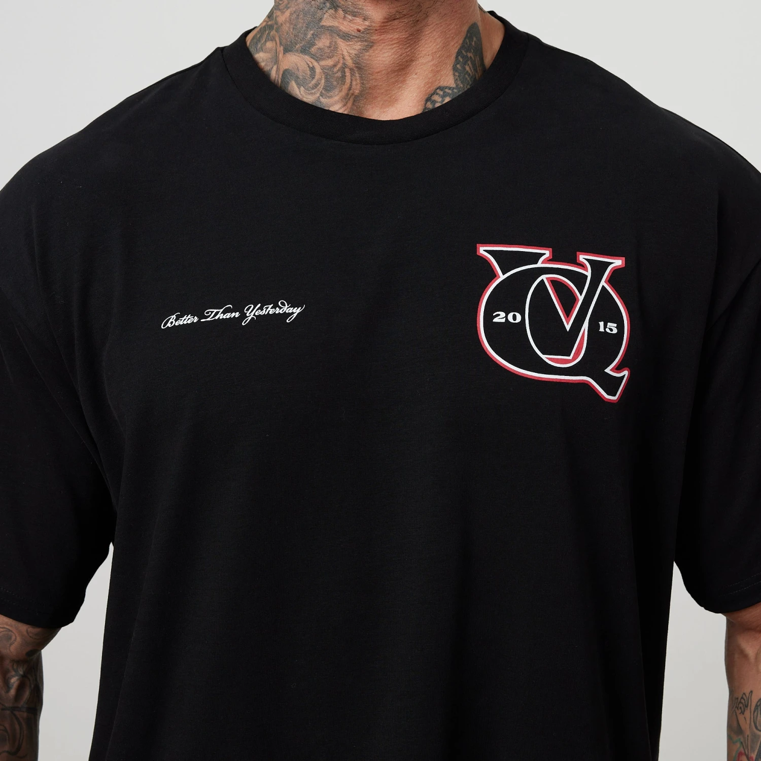 Vanquish TSP Black VQ Interlock Oversized T Shirt 4 Vanquish TSP Black VQ Interlock Oversized T Shirt - Image 4