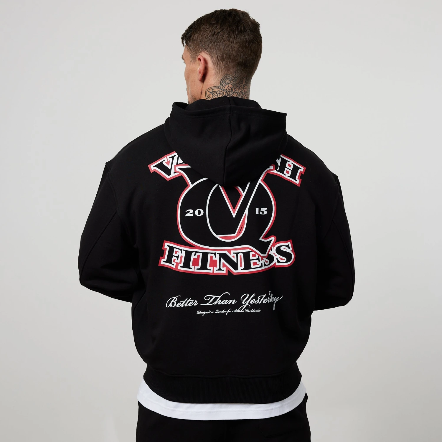 Vanquish TSP Black VQ Interlock Oversized Pullover Hoodie 1 Vanquish TSP Black VQ Interlock Oversized Pullover Hoodie