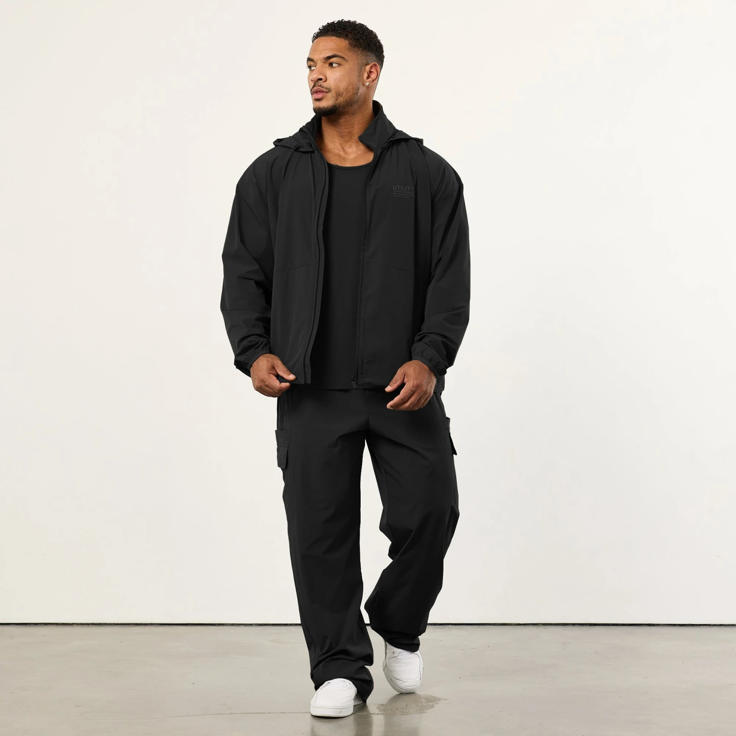 Vanquish Utility Black Wide Leg Cargo Pants 3 Vanquish Utility Black Wide Leg Cargo Pants - Image 3