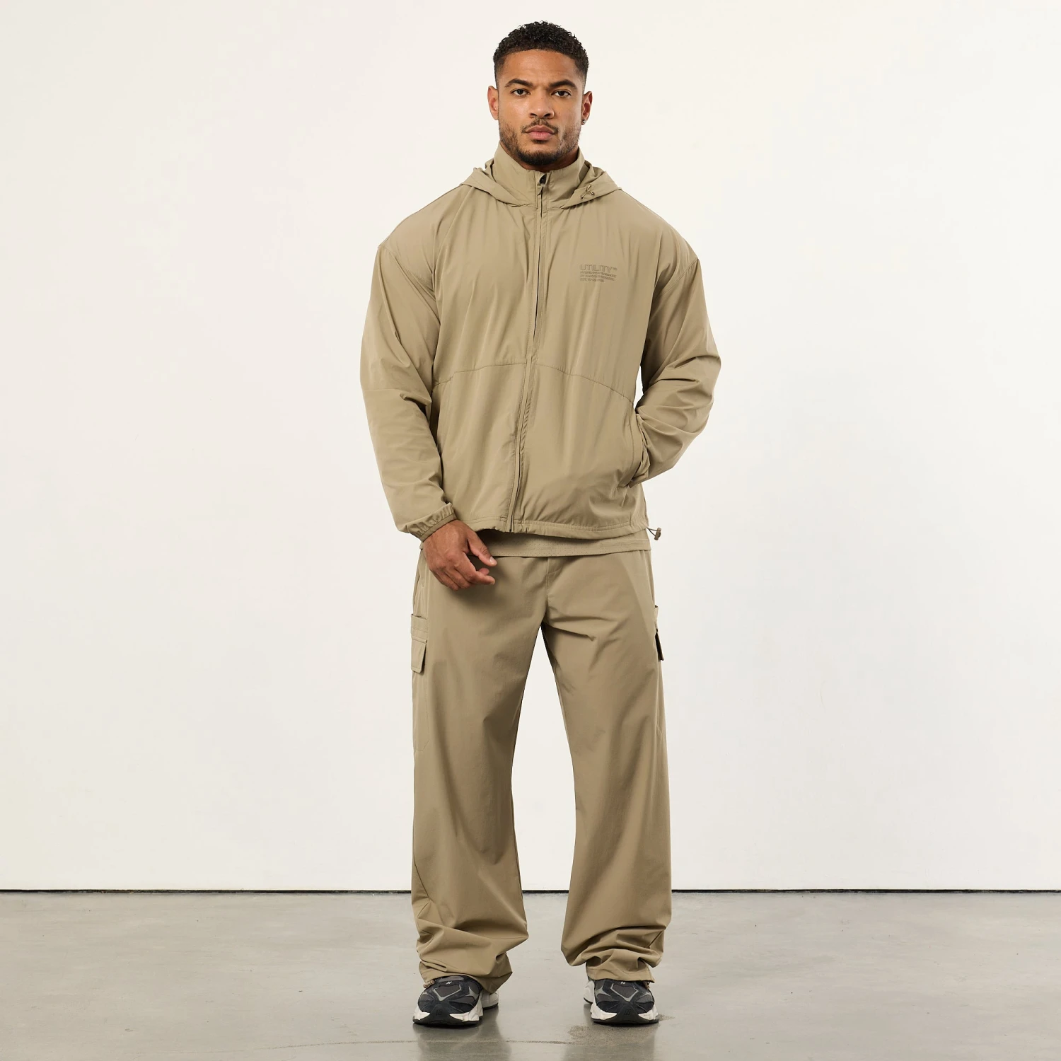 Vanquish Utility Stone Oversized Track Jacket 3 Vanquish Utility Stone Oversized Track Jacket - Image 3