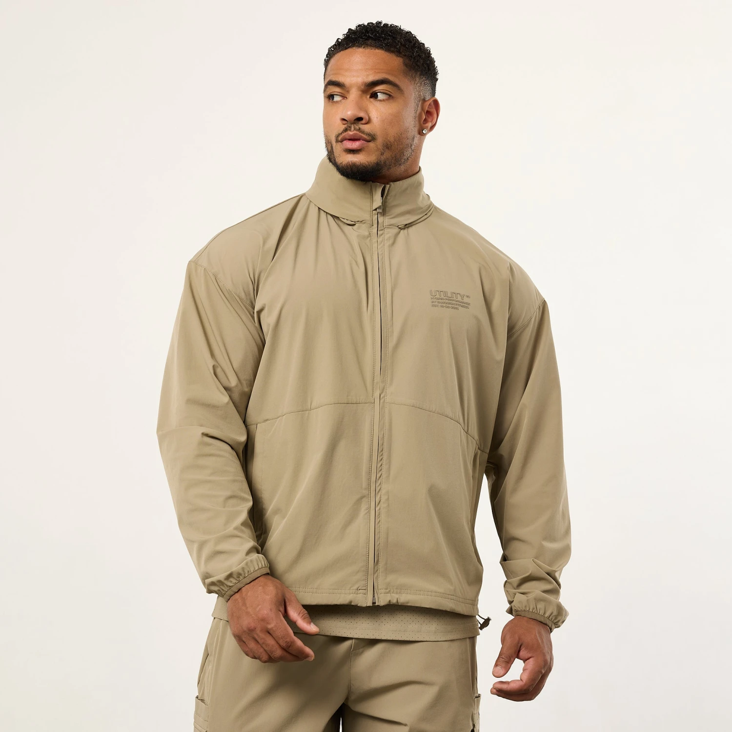 Vanquish Utility Stone Oversized Track Jacket 4 Vanquish Utility Stone Oversized Track Jacket - Image 4
