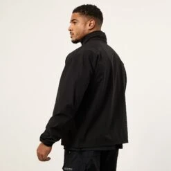 Vanquish Utility Black Oversized Track Jacket -Vanquish Fitness Sales VQFit MensSSE commerce5657