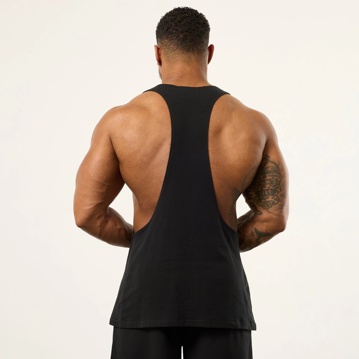 Vanquish Bodybuilding Black Tank Top 4 Vanquish Bodybuilding Black Tank Top - Image 4