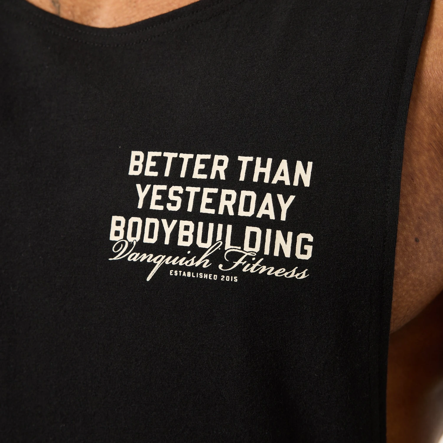 Vanquish Bodybuilding Black Tank Top 5 Vanquish Bodybuilding Black Tank Top - Image 5