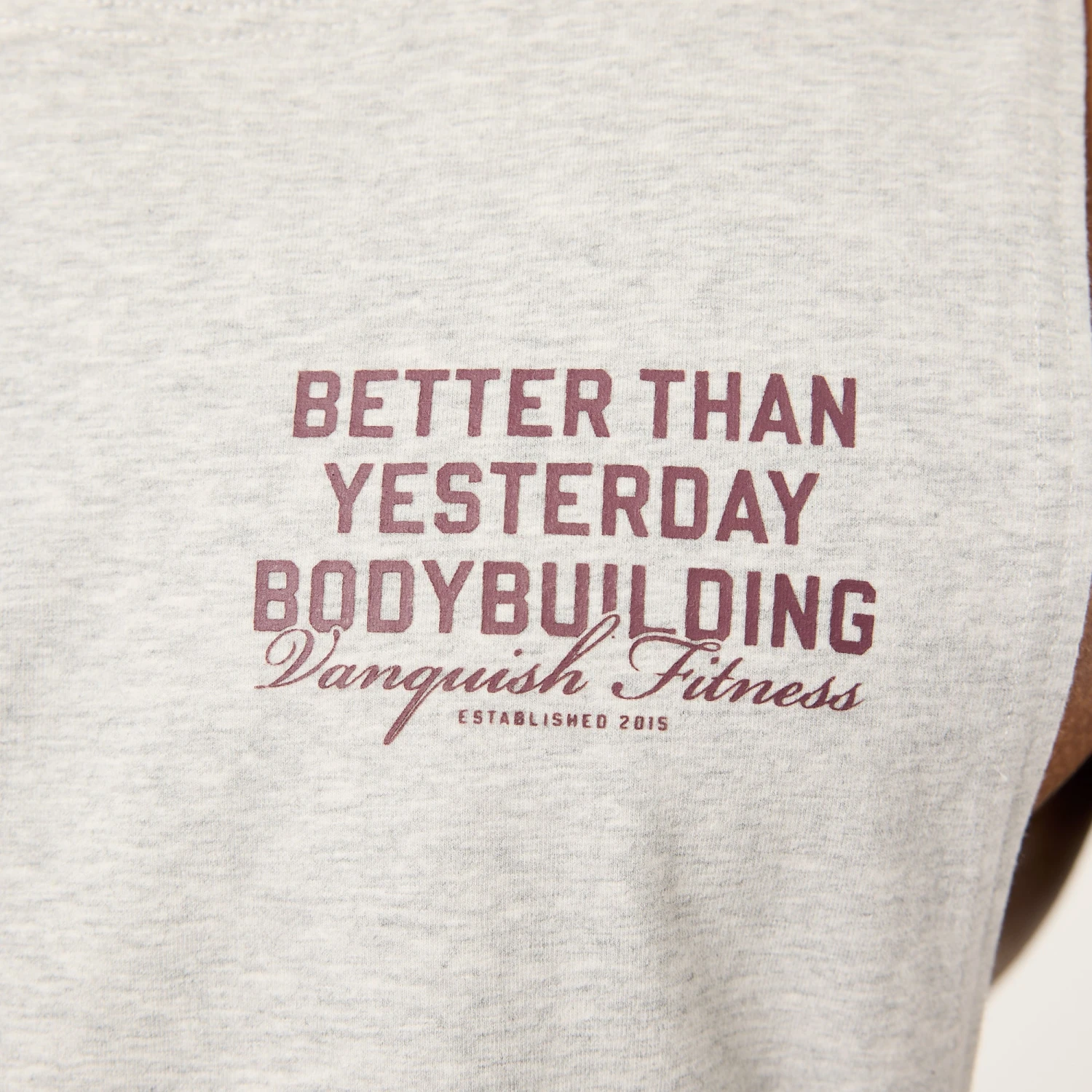 Vanquish Bodybuilding Oat Marl Tank Top 5 Vanquish Bodybuilding Oat Marl Tank Top - Image 5