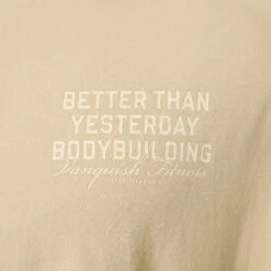 Vanquish Bodybuilding Vintage Khaki Boxy Oversized T Shirt -Vanquish Fitness Sales VQFit MensSSE commerce6508