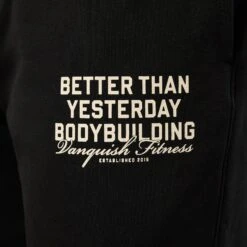 Vanquish Bodybuilding Black Oversized Sweatpants -Vanquish Fitness Sales VQFit MensSSE commerce6734