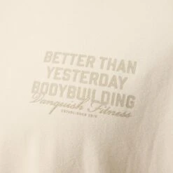 Vanquish Bodybuilding Vintage White Boxy Oversized T Shirt -Vanquish Fitness Sales VQFit MensSSE commerce6776