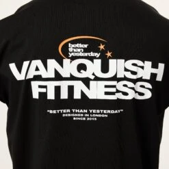 Vanquish TSP Since 2015 Black Oversized T Shirt -Vanquish Fitness Sales VQFit MensSSE commerce6921
