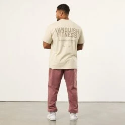 Vanquish TSP Unconquerable Strength Vintage White Oversized T Shirt 8 Vanquish TSP Unconquerable Strength Vintage White Oversized T Shirt -Vanquish Fitness Sales VQFit MensSSE commerce6943