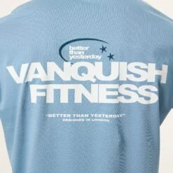 Vanquish TSP Since 2015 Blue Oversized T Shirt -Vanquish Fitness Sales VQFit MensSSE commerce6998