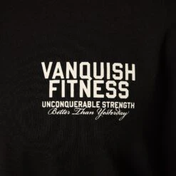Vanquish TSP Unconquerable Strength Black Oversized T Shirt -Vanquish Fitness Sales VQFit MensSSE commerce7036