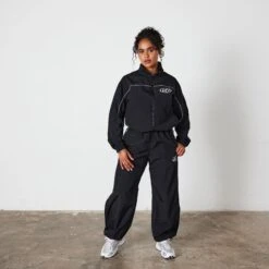 Vanquish Black Racing Track Jacket -Vanquish Fitness Sales VQ BlackFriday23 6241