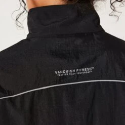 Vanquish Black Racing Track Jacket -Vanquish Fitness Sales VQ BlackFriday23 6283