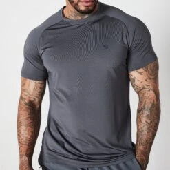 Vanquish Essential Denim Blue Performance Short Sleeve T Shirt