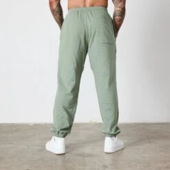 Vanquish Essential Green Oversized Sweatpants -Vanquish Fitness Sales VQ BlackFriday23 7764