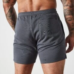 Vanquish Essential Denim Blue Regular Fit Shorts -Vanquish Fitness Sales VQ BlackFriday23 8287