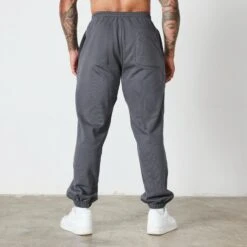 Vanquish Essential Denim Blue Oversized Sweatpants -Vanquish Fitness Sales VQ BlackFriday23 8484