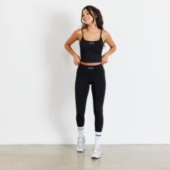 Vanquish Enhance V2 Black Leggings -Vanquish Fitness Sales VQ EnhanceEclipse July 9355