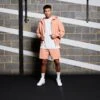 Vanquish Washed Coral Oversized Hoodie
