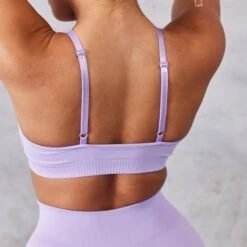 Vanquish Neutral V2 Seamless Lilac Bra -Vanquish Fitness Sales VQ WOMENS ECOM 2195
