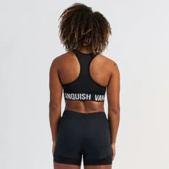 Vanquish Ascend Women's Black Bold Sports Bra -Vanquish Fitness Sales Vanquish Fitness Ascend Bold Bra 3