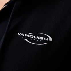 Vanquish Enhance Black Cropped Zip Through Hoodie -Vanquish Fitness Sales WB Summer Sale websize15