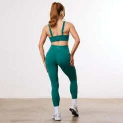 Vanquish Enhance Forest Green Crop Tank Bra -Vanquish Fitness Sales WB Summer Sale websize34