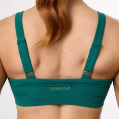 Vanquish Enhance Forest Green Crop Tank Bra -Vanquish Fitness Sales WB Summer Sale websize37