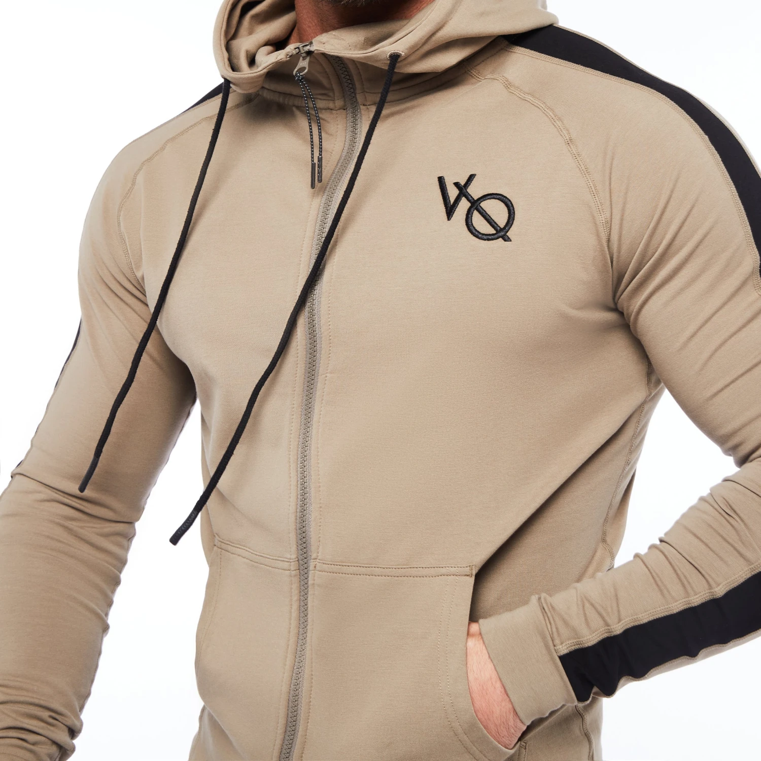 Vanquish Eclipse Strike Khaki Hoodie 2 Vanquish Eclipse Strike Khaki Hoodie - Image 2