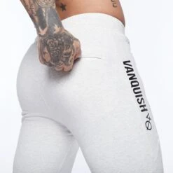 Vanquish Triumph Off White Tapered Sweatpants 6 Vanquish Triumph Off White Tapered Sweatpants -Vanquish Fitness Sales triumph pants offwhite 0734 0190