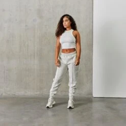 Vanquish Balance Oat Marl Pintuck Sweatpants -Vanquish Fitness Sales vanquish balance oat marl pintuck sweatpants 916151