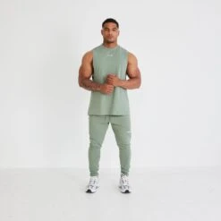 Vanquish Essential Green Oversized Sleeveless T Shirt 9 Vanquish Essential Green Oversized Sleeveless T Shirt -Vanquish Fitness Sales vanquish essential green oversized sleeveless t shirt 798523