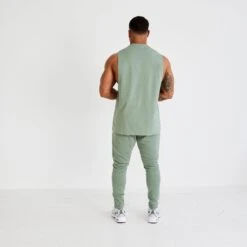 Vanquish Essential Green Oversized Sleeveless T Shirt 8 Vanquish Essential Green Oversized Sleeveless T Shirt -Vanquish Fitness Sales vanquish essential green oversized sleeveless t shirt 834440