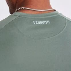 Vanquish Essential Green Performance Short Sleeve T Shirt -Vanquish Fitness Sales vanquish essential green performance short sleeve t shirt 211405