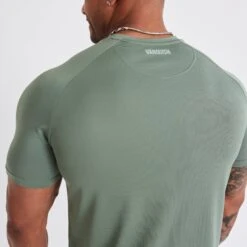 Vanquish Essential Green Performance Short Sleeve T Shirt -Vanquish Fitness Sales vanquish essential green performance short sleeve t shirt 892420