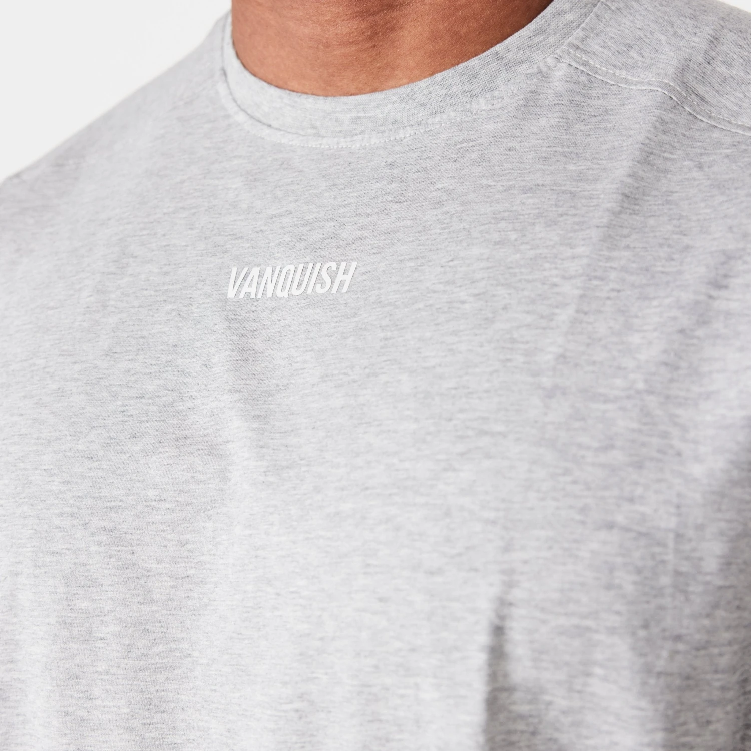 Vanquish Essential Grey Oversized T Shirt 3 Vanquish Essential Grey Oversized T Shirt - Image 3