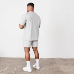 Vanquish Essential Grey Oversized T Shirt 9 Vanquish Essential Grey Oversized T Shirt -Vanquish Fitness Sales vanquish essential grey oversized t shirt 432669