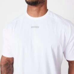 Vanquish Essential White Oversized T Shirt -Vanquish Fitness Sales vanquish essential white oversized t shirt 231886