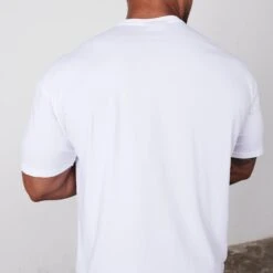Vanquish Essential White Oversized T Shirt -Vanquish Fitness Sales vanquish essential white oversized t shirt 771288