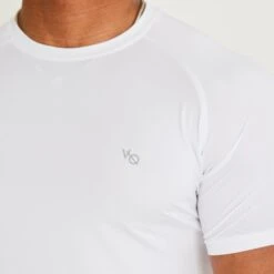 Vanquish Essential White Performance Short Sleeve T Shirt -Vanquish Fitness Sales vanquish essential white performance short sleeve t shirt 846391
