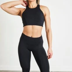 Vanquish Evolve Black Keyhole Crop Tank Top 5 Vanquish Evolve Black Keyhole Crop Tank Top -Vanquish Fitness Sales vanquish evolve black keyhole crop tank top 119485