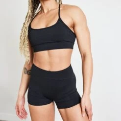 Vanquish Evolve Black Low Support Bra -Vanquish Fitness Sales vanquish evolve black low support bra 716258