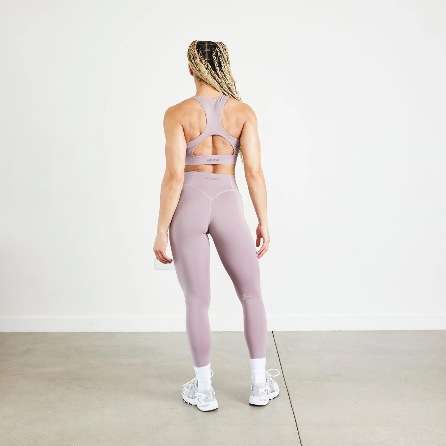 Vanquish Evolve Truffle Lilac High Waisted Leggings 3 Vanquish Evolve Truffle Lilac High Waisted Leggings - Image 3