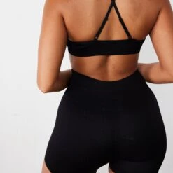 Vanquish Ribbed Seamless Black Shorts 10 Vanquish Ribbed Seamless Black Shorts -Vanquish Fitness Sales vanquish ribbed seamless black shorts 370651