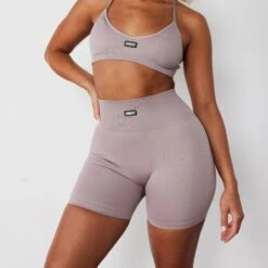 Vanquish Ribbed Seamless Blush Shorts -Vanquish Fitness Sales vanquish ribbed seamless blush shorts 419112
